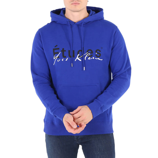 Etudes Signature Logo Kapuzenpulli Blau Small 2