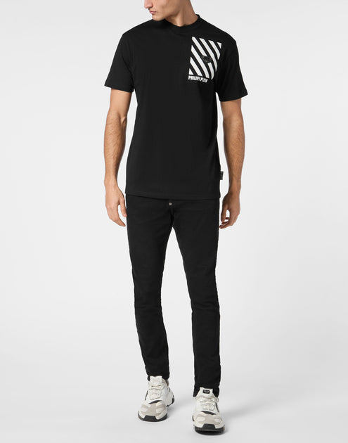 Philipp Plein Lines T-Shirt Blue Medium 3