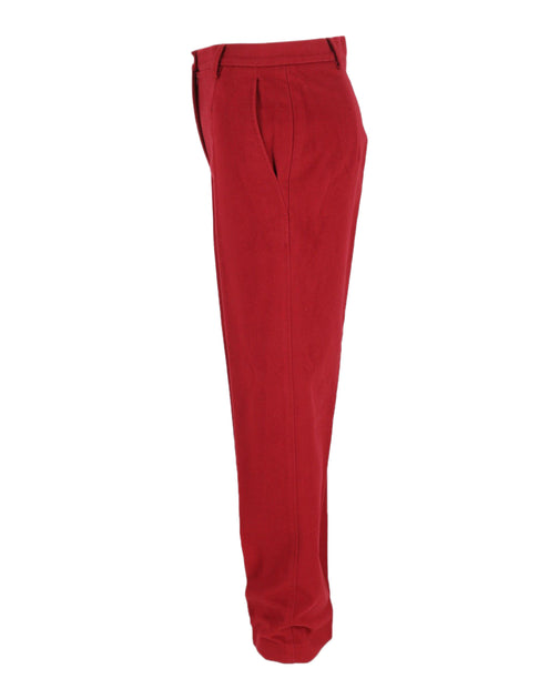 Max Mara Straight Leg Trousers Pink IT42 3