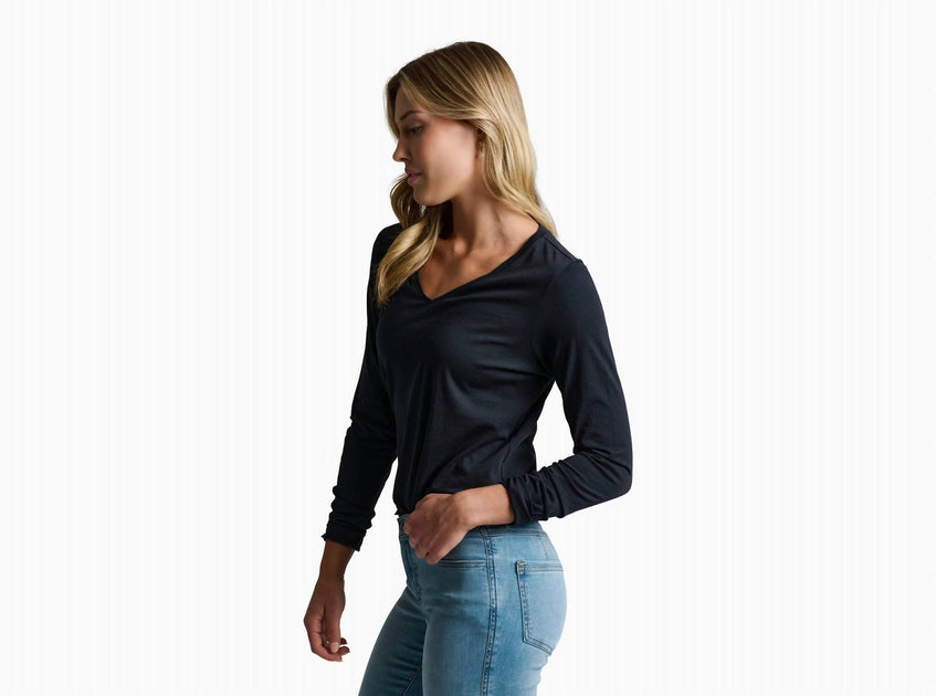 KUHL Vega Long Sleeve Top Blue Large 4