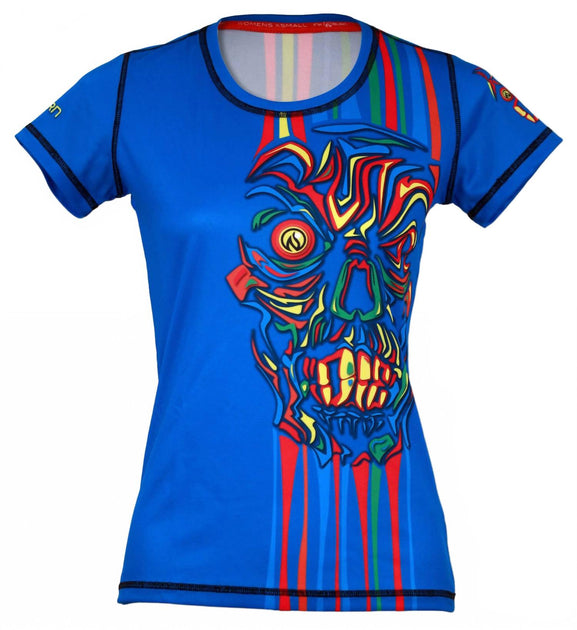 INKnBURN Run Or Die Tech Shirt Blue XSmall 2