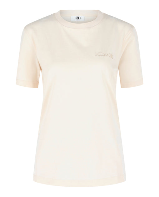 M Missoni Logo T-Shirt Beige S 3