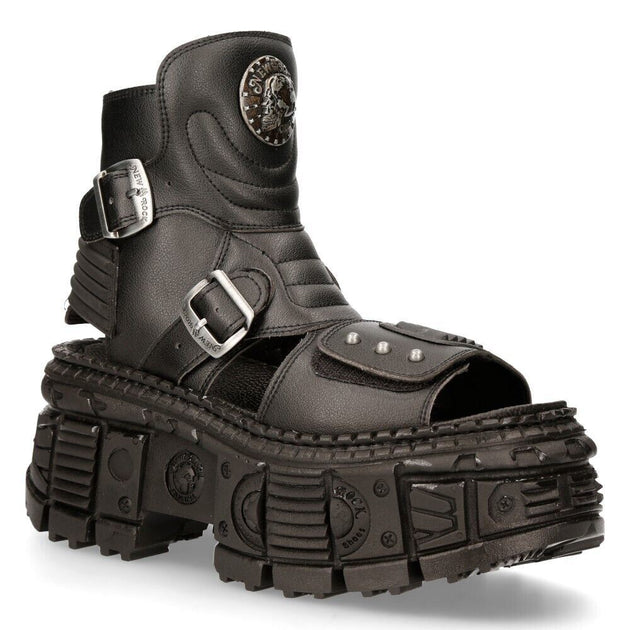 New Rock BIOS106-V3 Boot Sandals Black EU 44 4