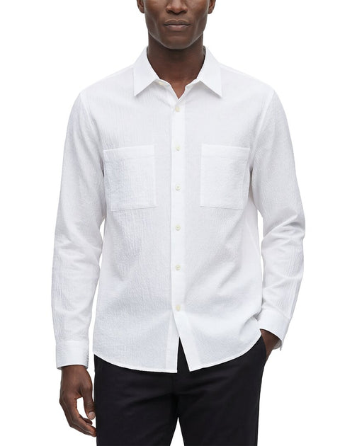 Theory Irving Spring Chemise Blanc Large 2