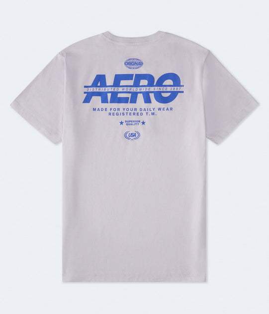 Aeropostale Original Worldwide Graphic Tee Multi Medium 4