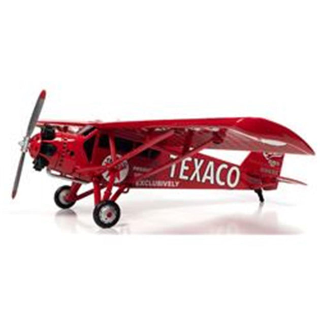 B2B Replicas Round 2 Texaco 1929 Curtiss Robin Model Airplane Red 2