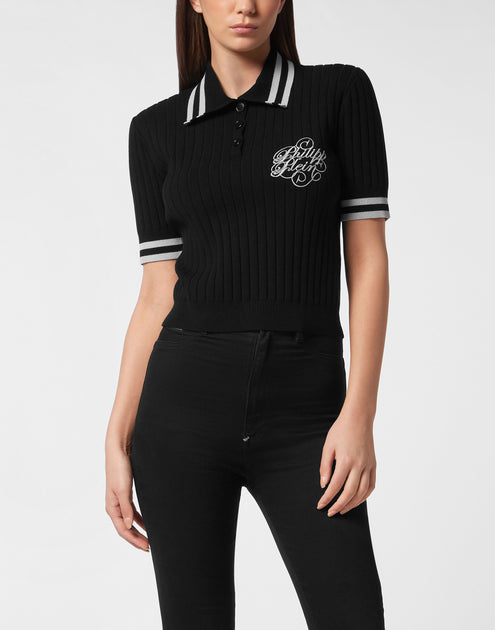 PHILIPP PLEIN Knit Polo Beige XLarge 4