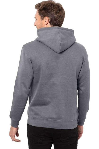 Threadfast Apparel Epic Fleece Pullover Hooded Sweatshirt Grey Medium 4
