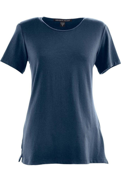 Devon & Jones Perfect Fit Shell T-Shirt Blue XXLarge 2