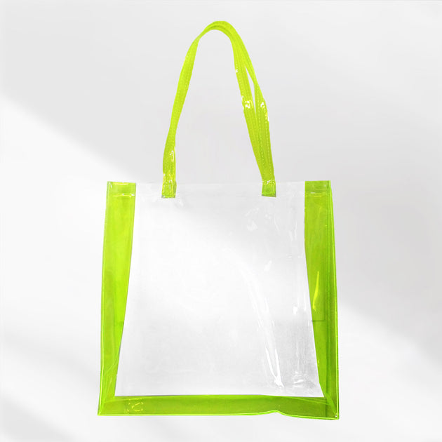 FASHNZFAB Transparent Tote Bag White One Size 5