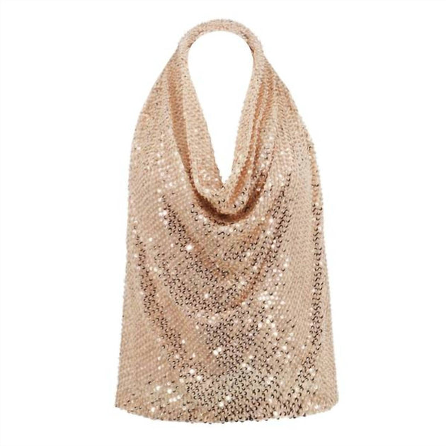 Ramy Brook Alice Halter Top Gold Medium 4