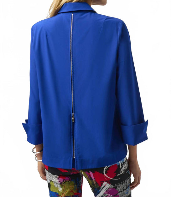 Joseph Ribkoff Boxy Shirt Blue Size XL 3