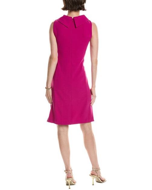 Tahari ASL Draped Neckline Sheath Dress