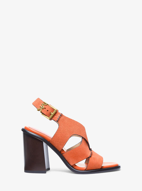 Michael Kors Raven Sandal Orange US 8 3