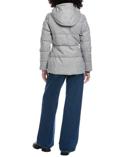 Canada Goose Chelsea Wool Parka Grey Medium 3