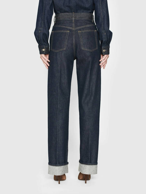 FRAME Trapunto Trouser Blue 28 4