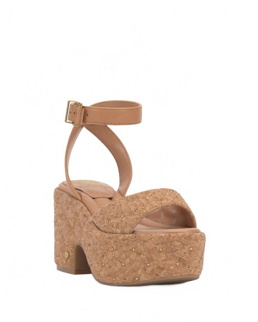 Vince Camuto Ellah Platform Sandal Brown 9.5 4