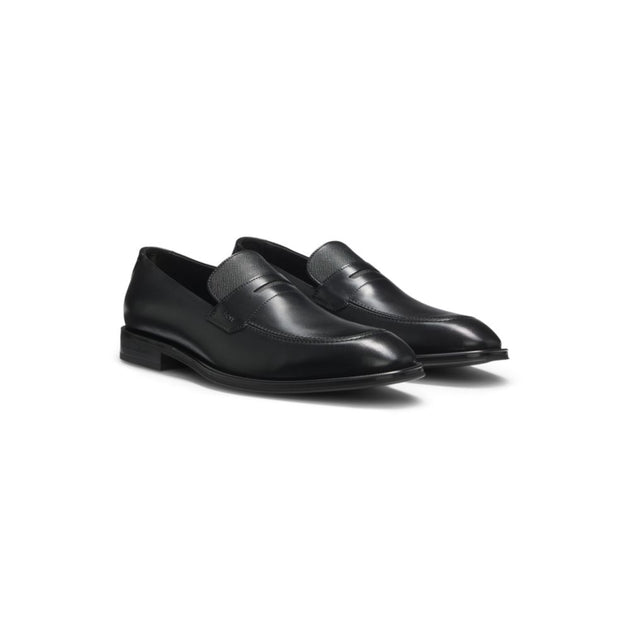 Boss Textured-tongue Loafers Black US 13 2
