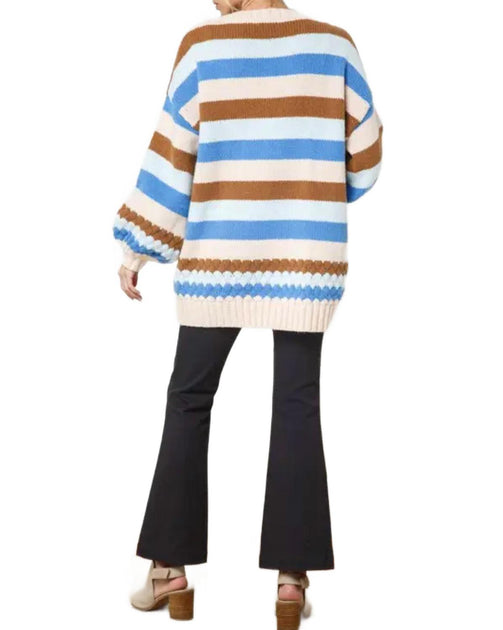 Cardigan Bestto Rayé Multicolore - Small 3