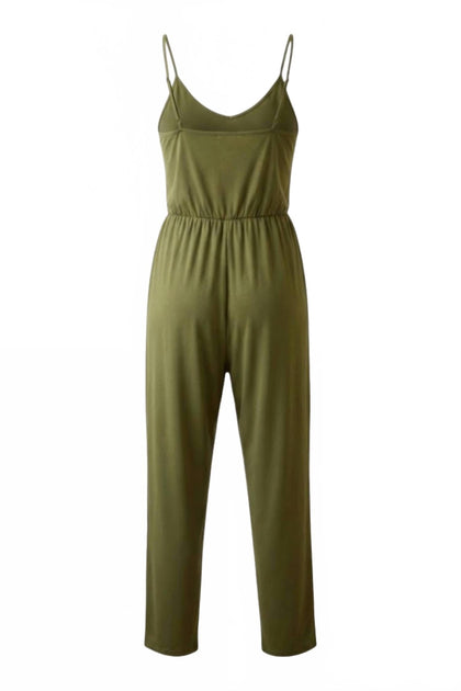 Combinaison Sans Manches Col V Capella Vert 2X 4