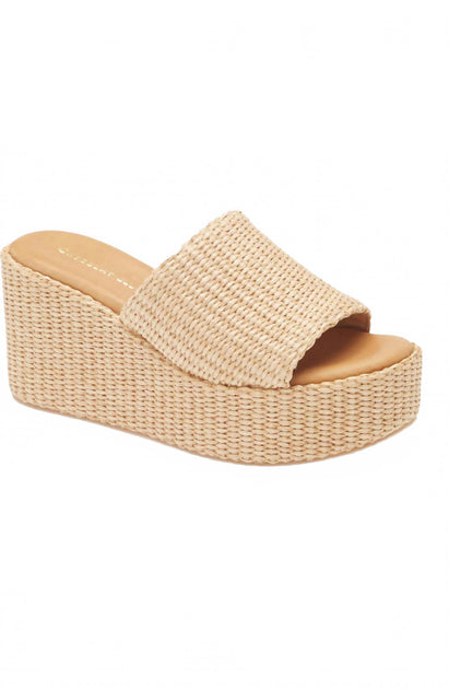 CHOCOLAT BLU Jam Platform Wedge Beige EU 41 2