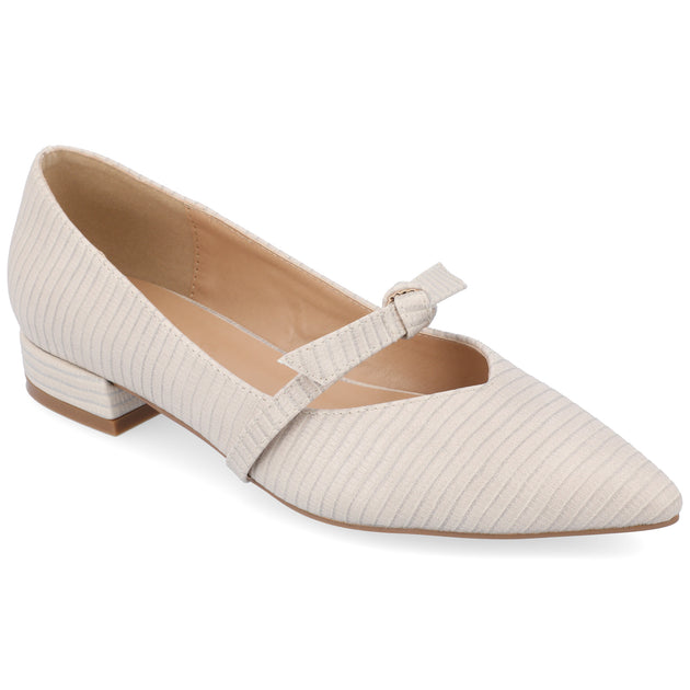Journee Collection Cait Mary Jane Flats Red US 8.5 2
