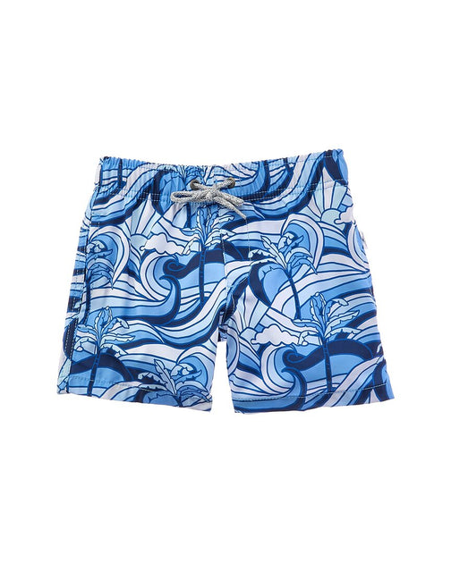 Vintage Summer Swim Short Navy US 14 3