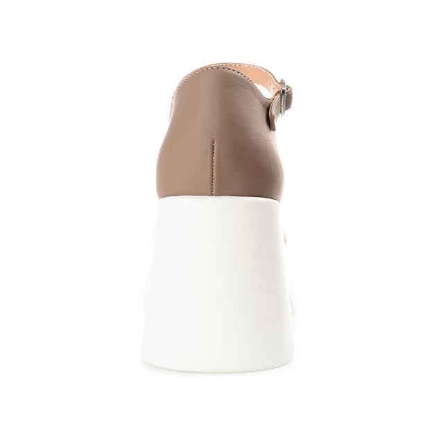 Journee Collection Lizza Pump Beige US 9.5 4