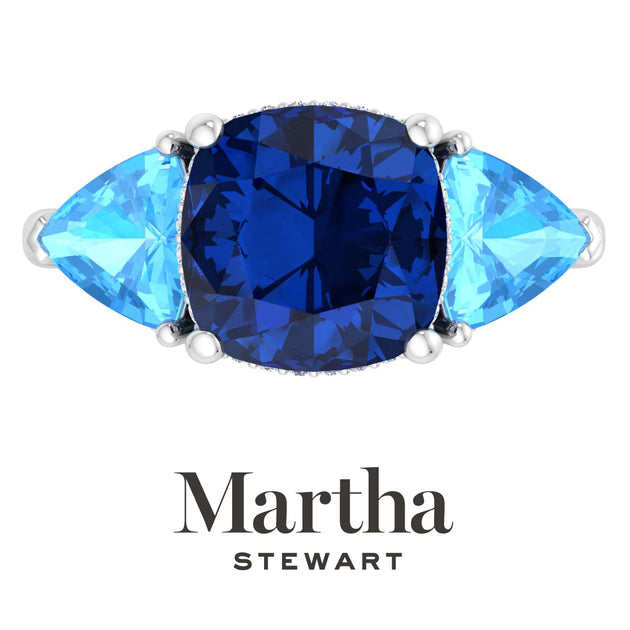Martha Stewart Three Stone Ring Multi US 9 6