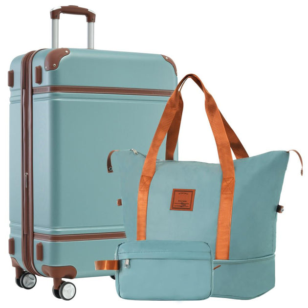 BreeBe Hardshell Luggage Set Green 2