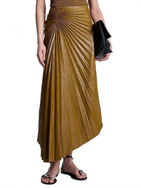 A.L.C. Tracy Skirt Gold US 8 2