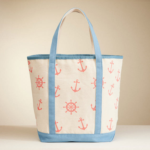 FASHNZFAB Anchor Wheel Printed Tote Bag Multi One Size 5