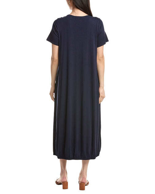 Eileen Fisher Midi Dress Blue Medium 3
