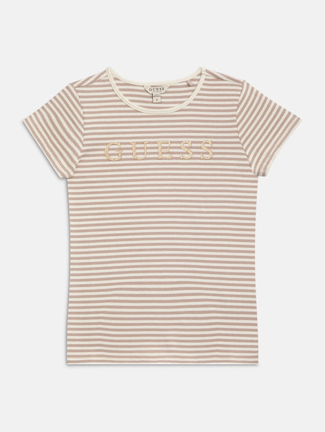 Guess Factory Eco Nancy Knit Tee White US 10 4
