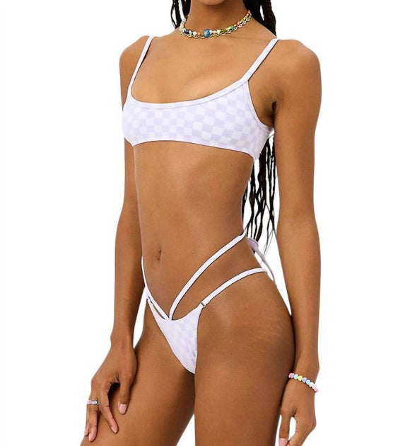 Frankies Bikinis Layla Bas de Bikini Violet Medium 3
