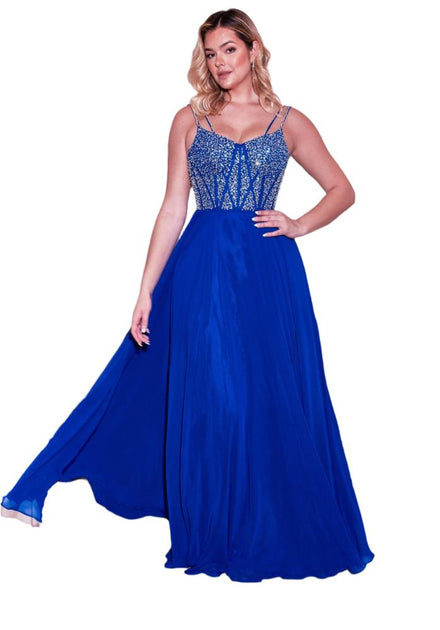 TRUEDAMES Dylan And Davids Formal Gown Blue Medium 2
