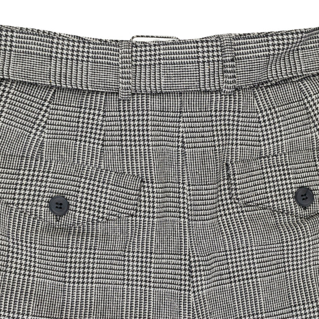 Fung Lan And Co. Houndstooth Belted Trouser Black/White US 0 4