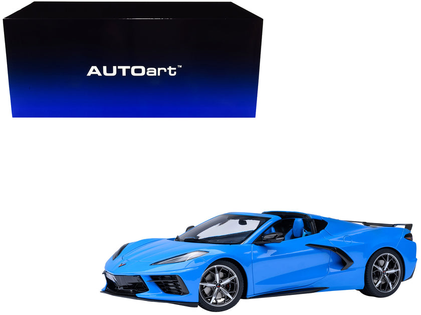 Autoart 2020 Chevrolet Corvette C8 Stingray Rapid Blue 1/18 Modellauto 2