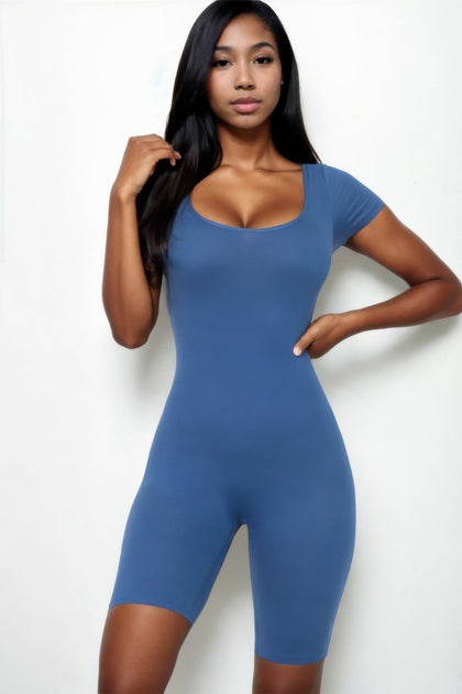 TRUEDAMES Bodycon Romper Yellow Medium 2