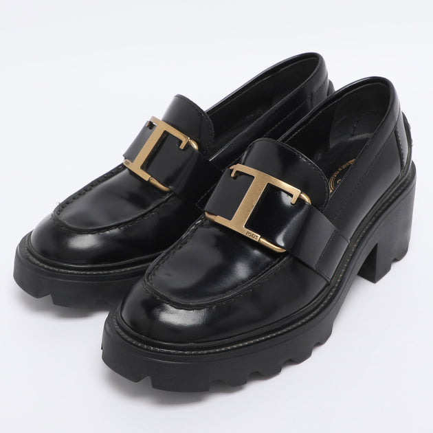 Tod's Loafers Black Patent Leather EU 35.5 3