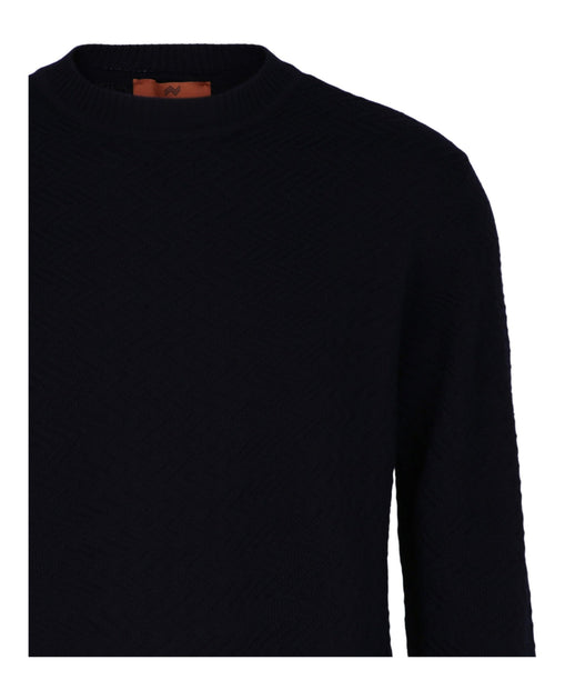 M Missoni Knit Crewneck Sweater Black Medium 7