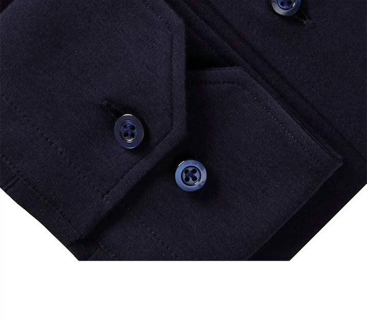 Emanuel Berg 4Flex Stretch Knit Shirt Blue Medium/Large 4