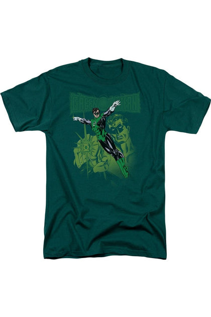 Gildan Green Lantern Cover Short Sleeve Adult Tee Green Medium 2