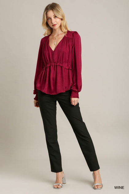 TRUEDAMES Baby Doll Top Black Small 3