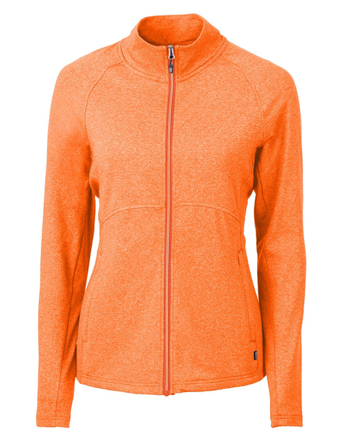 Cutter & Buck Adapt Eco Knit Heather Recycled Full Zip Multi Medium 4