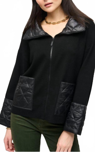Joseph Ribkoff Knit Jacket Black Small 2