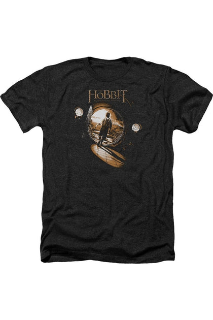 Gildan The Hobbit Hobbit Hole T-Shirt Black Large 2