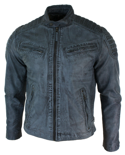TruClothing Biker Jacket Brown 4XLarge 4