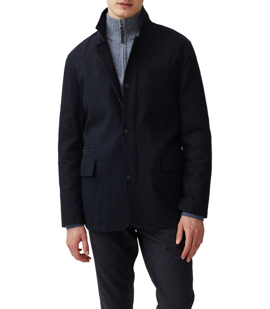 Rodd & Gunn Longbush Wool-Blend Traveler Blazer Blue Small 2