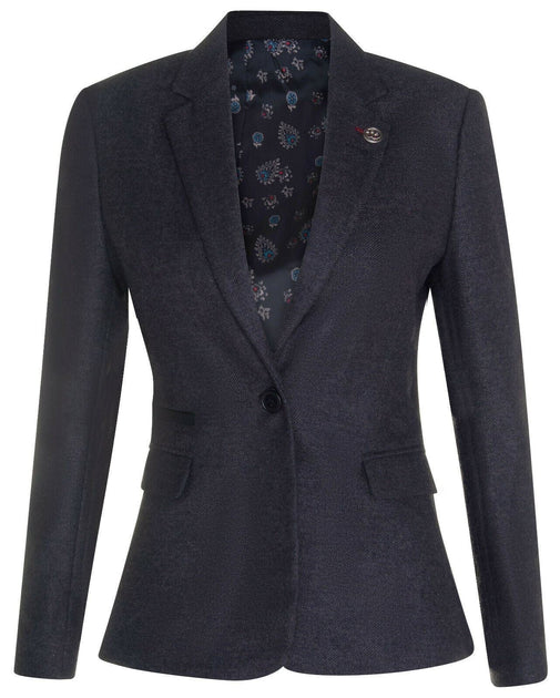 Oliver Tweed Herringbone Wool Blazer Grey XLarge 2